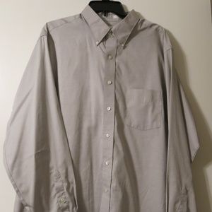 Men's Light Grey Van Heusen Dress Shirt
